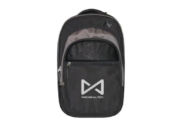 Custom branded backpack with company logo
