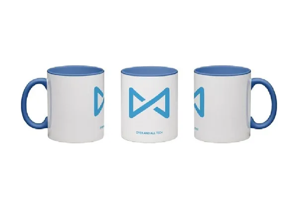 Custom printed mugs with company logo